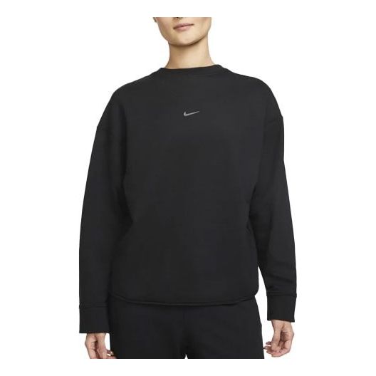 Sveter Nike Yoga Luxe Round Neck Pullover Hoodie Čierna | DM6976-010