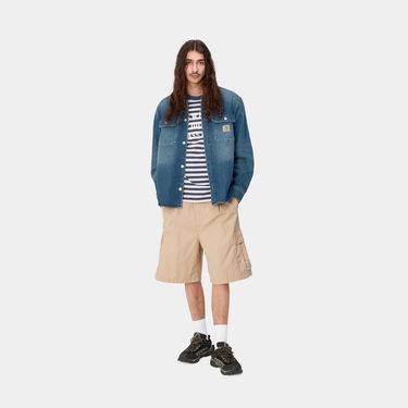 Košeľa Carhartt WIP Harvey Shirt Modrá | I033346_01_4L, 4