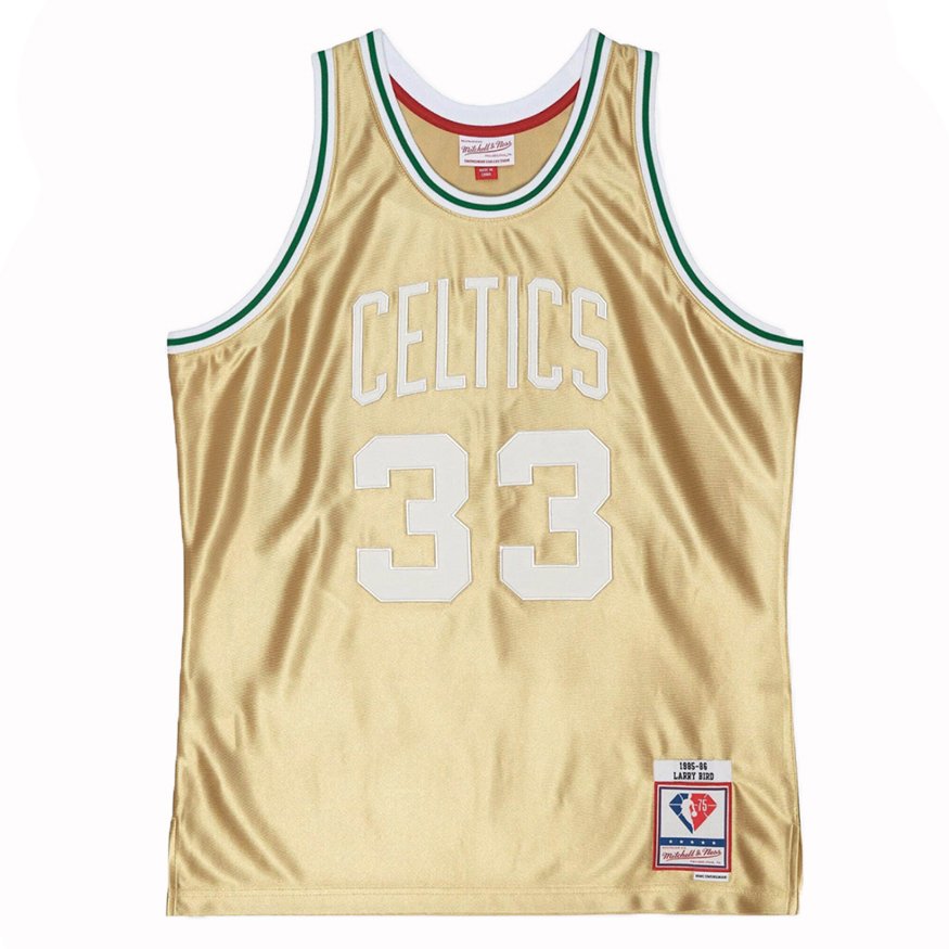 Boston Celtics Larry Bird 75th Swingman Jersey