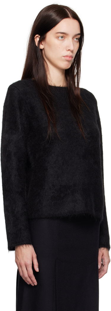Sveter Loulou de Saison Loulou de Saison Freya Fuzzy Knit Sweater Čierna | FREYA, 1