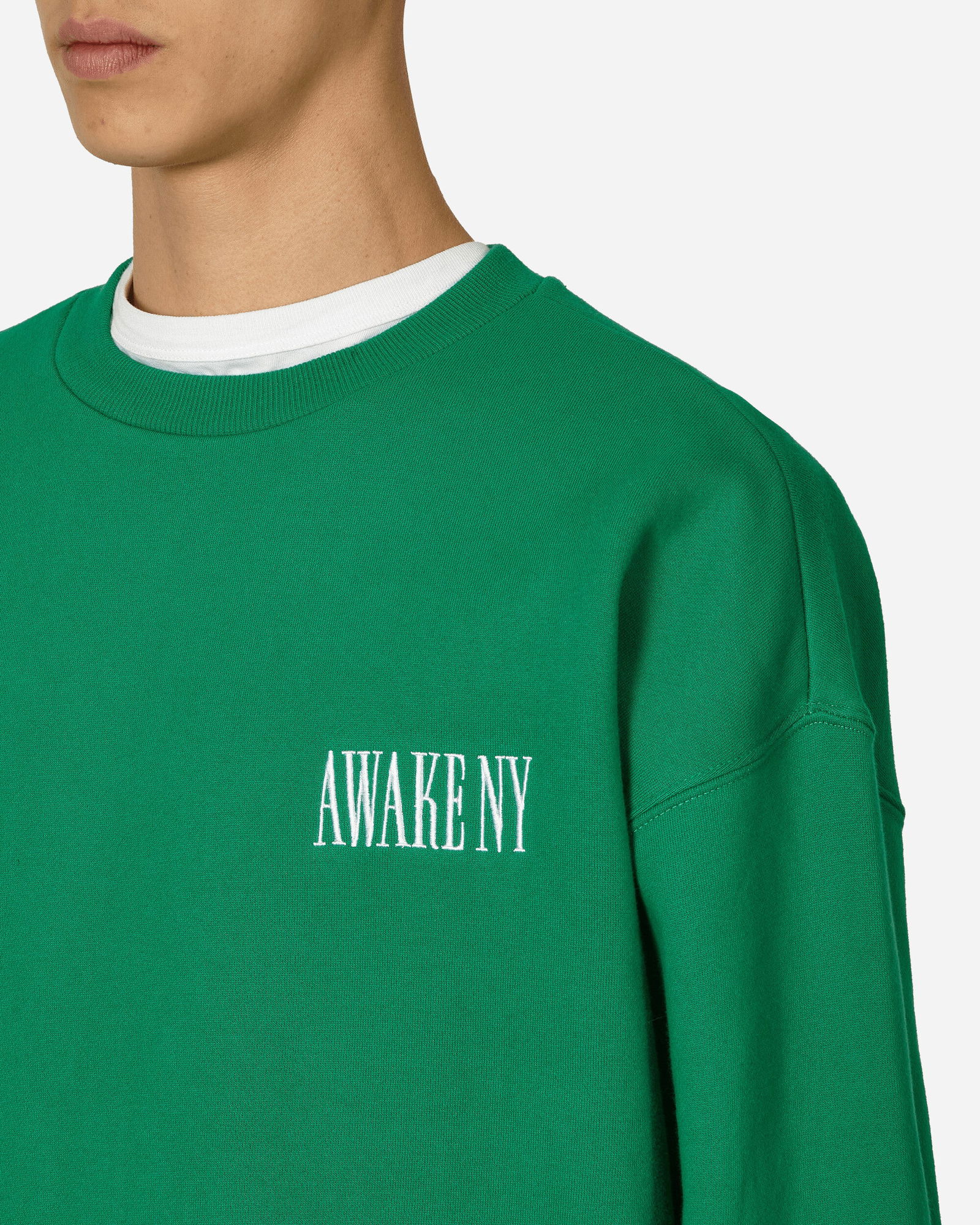 Logo Crewneck Sweatshirt Green