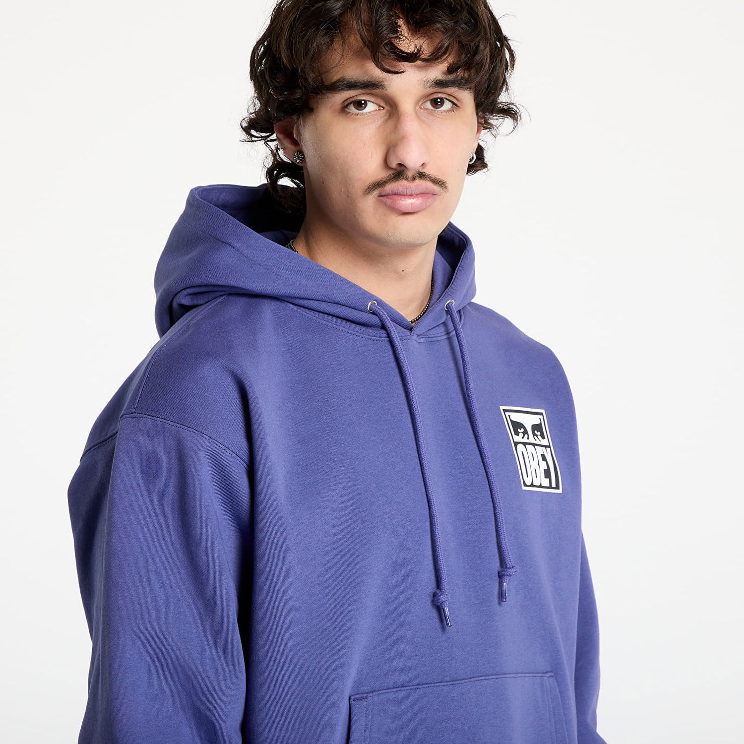Mikina OBEY OBEY Eyes Icon 2 Hoodie Fialová | 117462142-SIB, 1