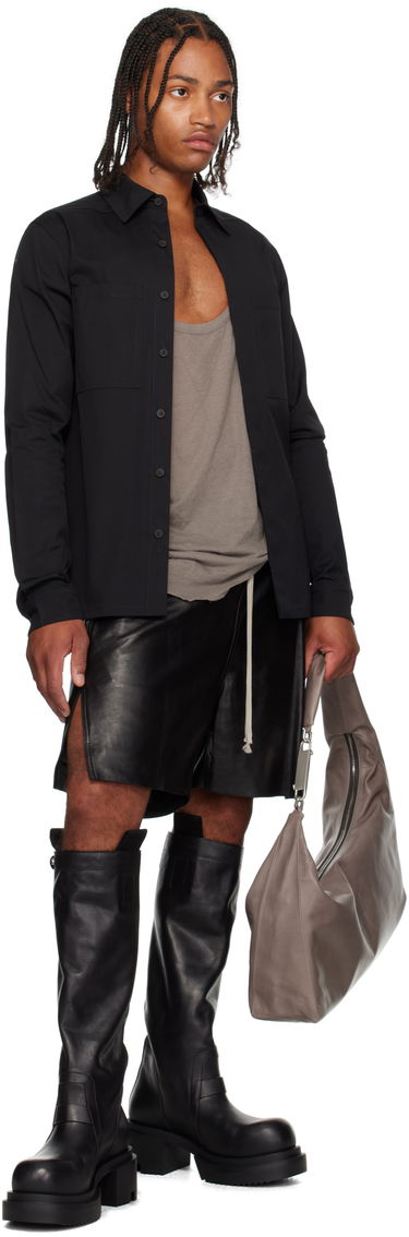 Taška cez rameno Rick Owens Rick Owens Concordians Gemini Shoulder Bag Šedá | RA02E0724 LCA, 3