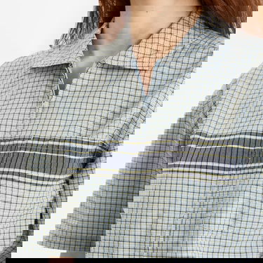 Košeľa GRAMICCI Gramicci Women's Zip Up Wave Shirt Modrá | G5SM-J017-PCF, 5