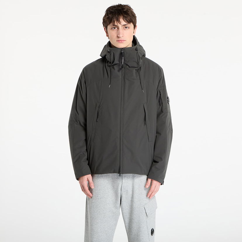 Bunda C.P. Company Hooded Full-Zip Jacket Šedá | 19CMOW006A110264A-978
