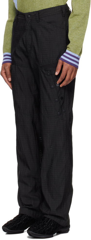 Cargo nohavice KIKO KOSTADINOV Kiko Kostadinov Inex Snap Cargo Pants Čierna | KKSS25T09-33, 3