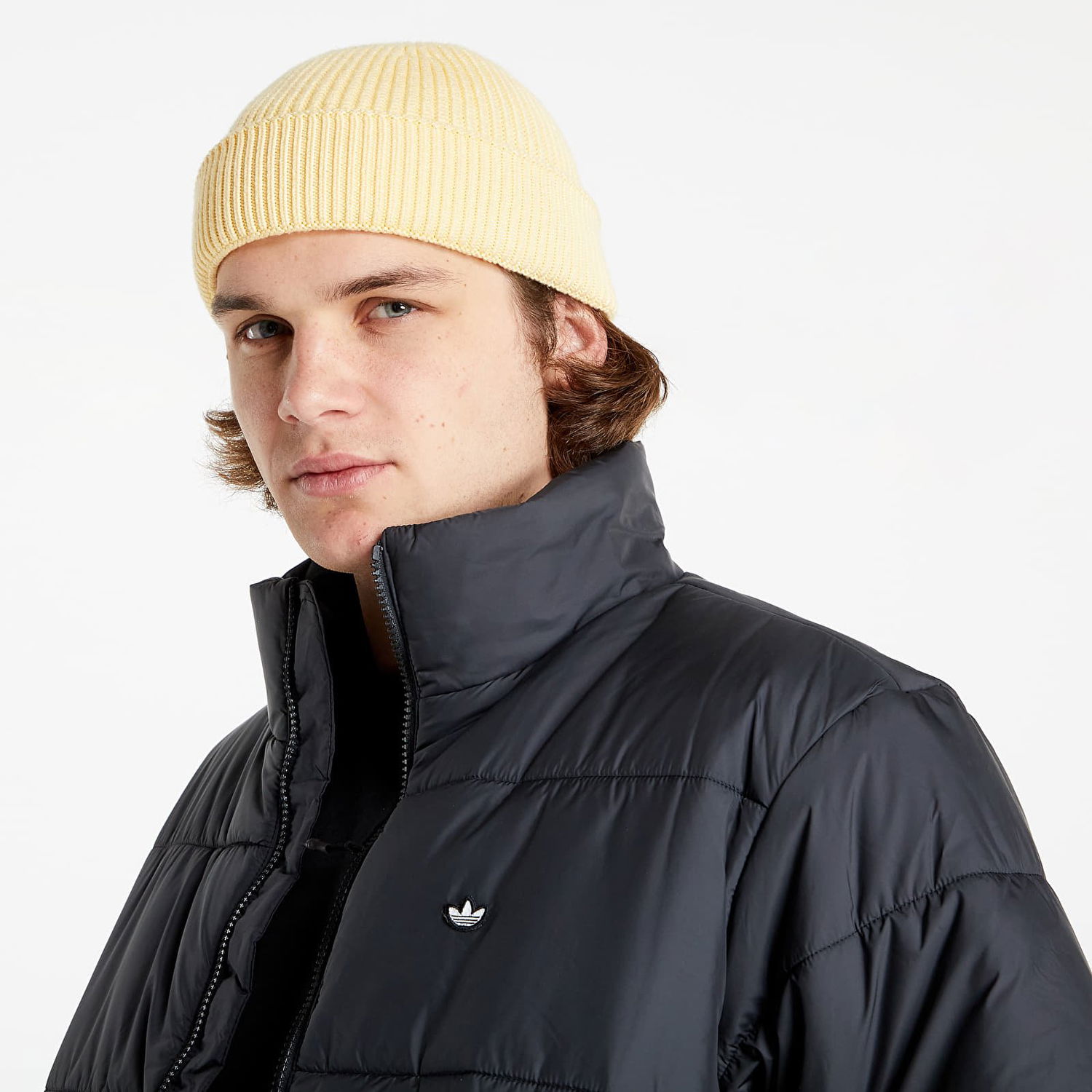 Prešívaná bunda adidas Originals Padded Stand-Up Collar Puffer Jacket Čierna | H13551, 1