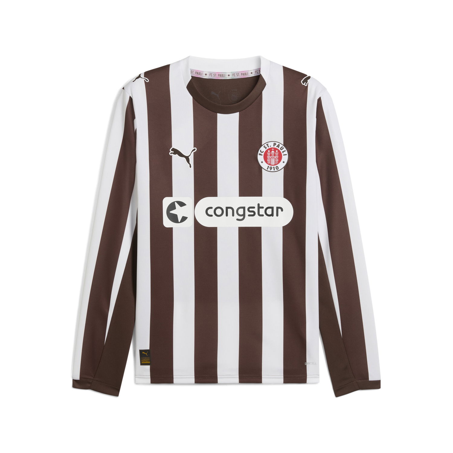 Dres Puma FC St. Pauli 25/26 Home Long Sleeve Jersey Hnedá | 783066_01, 0