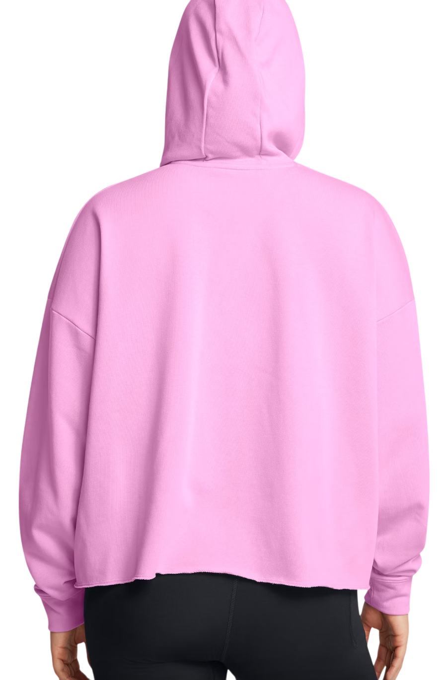 Mikina Under Armour Rival Terry Oversized Hoodie Ružová | 1382736-638, 1