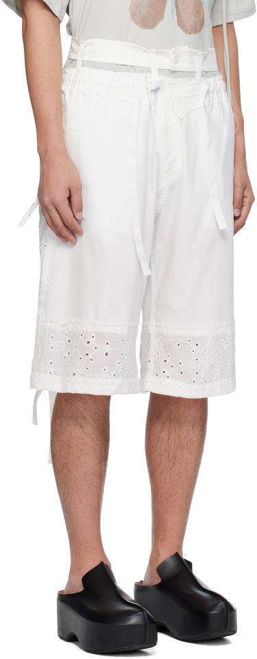 Šortky Ottolinger Ottolinger Baggy Cargo Shorts Biela | 106-200206-01, 1