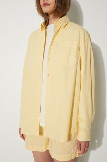 Košeľa Sporty & Rich Oversized Relaxed Shirt Žltá | SI006S402SA, 0