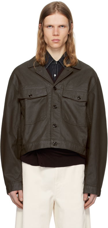 Bunda LEMAIRE Lemaire Trucker Denim Jacket Hnedá | OW1142 LD1030, 0
