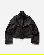 Erro Cropped Zip-Up Jacket