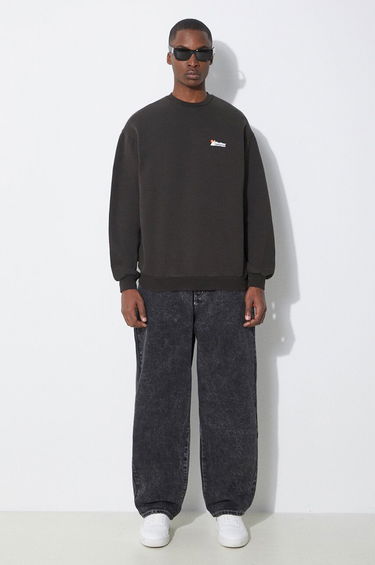 Mikina Butter Goods Crewneck Sweatshirt Čierna | BGQ1241302, 1