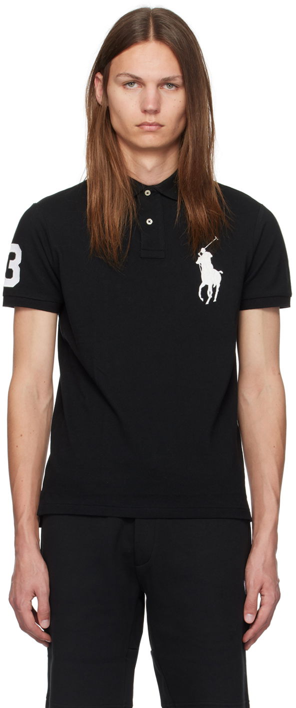Polo tričko Polo by Ralph Lauren Polo Ralph Lauren Black Big Pony Polo Čierna | 710688969001, 0