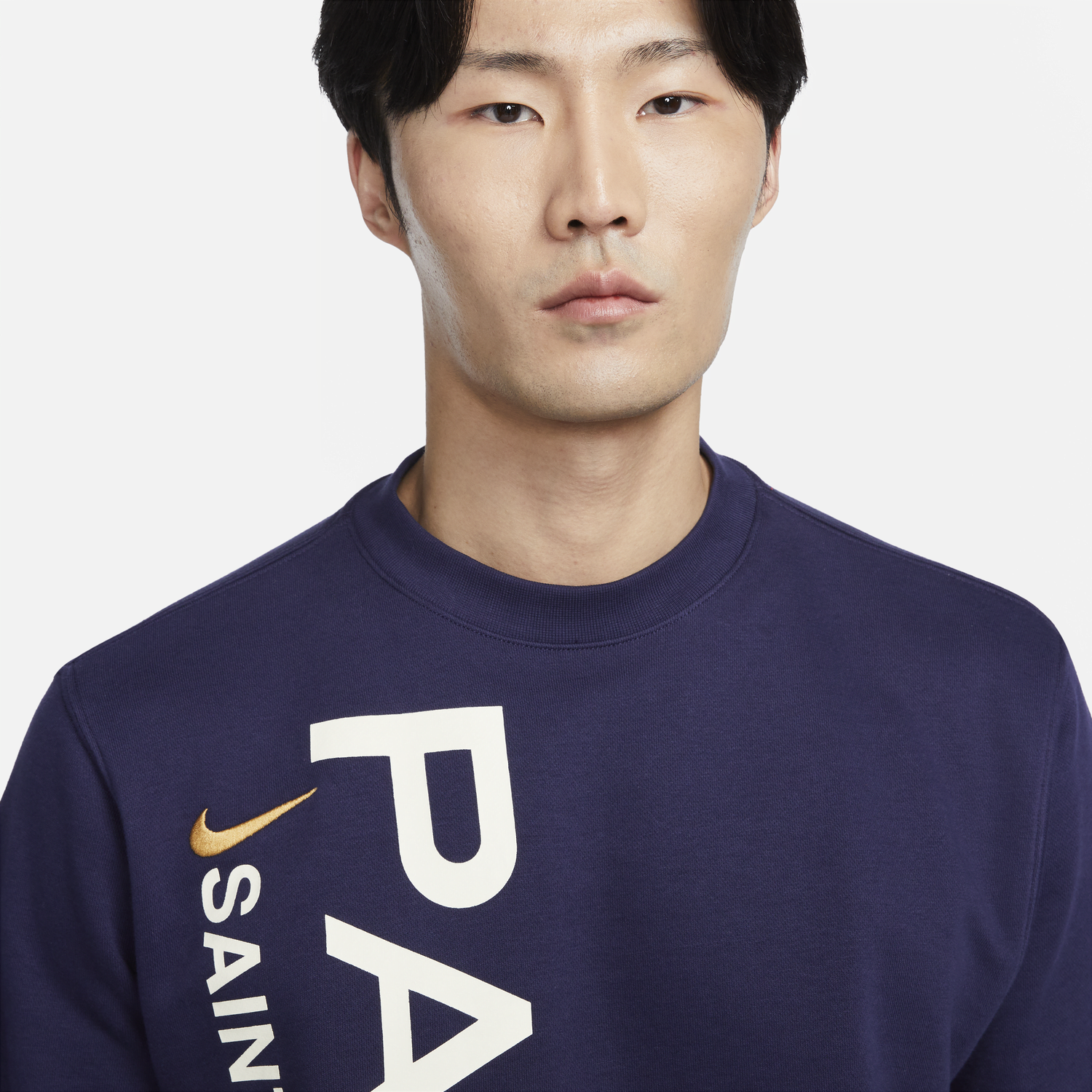 Mikina Nike Football Crew-Neck French Terry Sweatshirt Navy | DV4596-498, 1