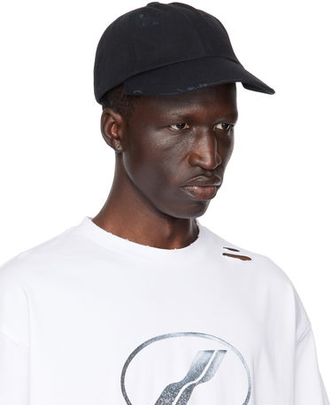 Šiltovka We11done We11done Damaged Baseball Cap Čierna | WD-AH1-24-406-U-BK, 1
