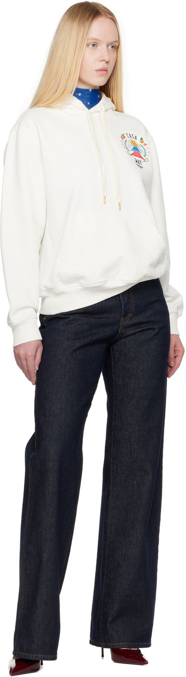 Mikina Casablanca Casablanca 'Casa Way' Mountain Hoodie Biela | WPF25-JTP-362-01, 3