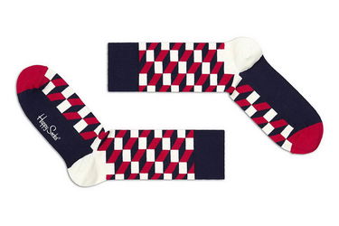 Ponožky Happy Socks Filled Optic Sock Rôznofarebný | FO01-068, 2