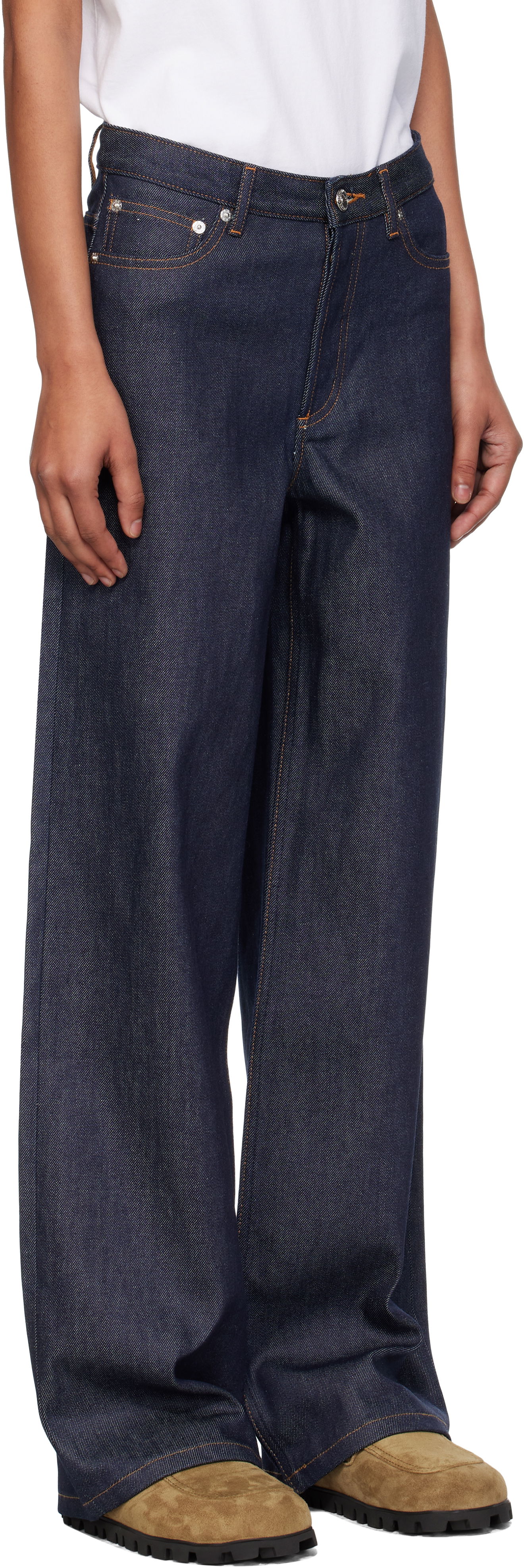 Džínsy A.P.C. Elisabeth Jeans Modrá | COZZI-F09181, 1
