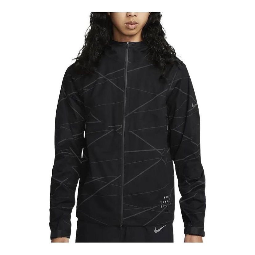 Vetrovka Nike Run Division Storm-FIT Running Jacket Čierna | DQ6531-010