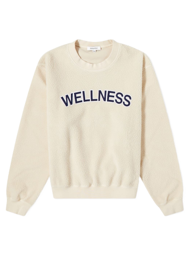 Mikina Sporty & Rich Wellness Sherpa Sweatshirt Béžová | CR666CR