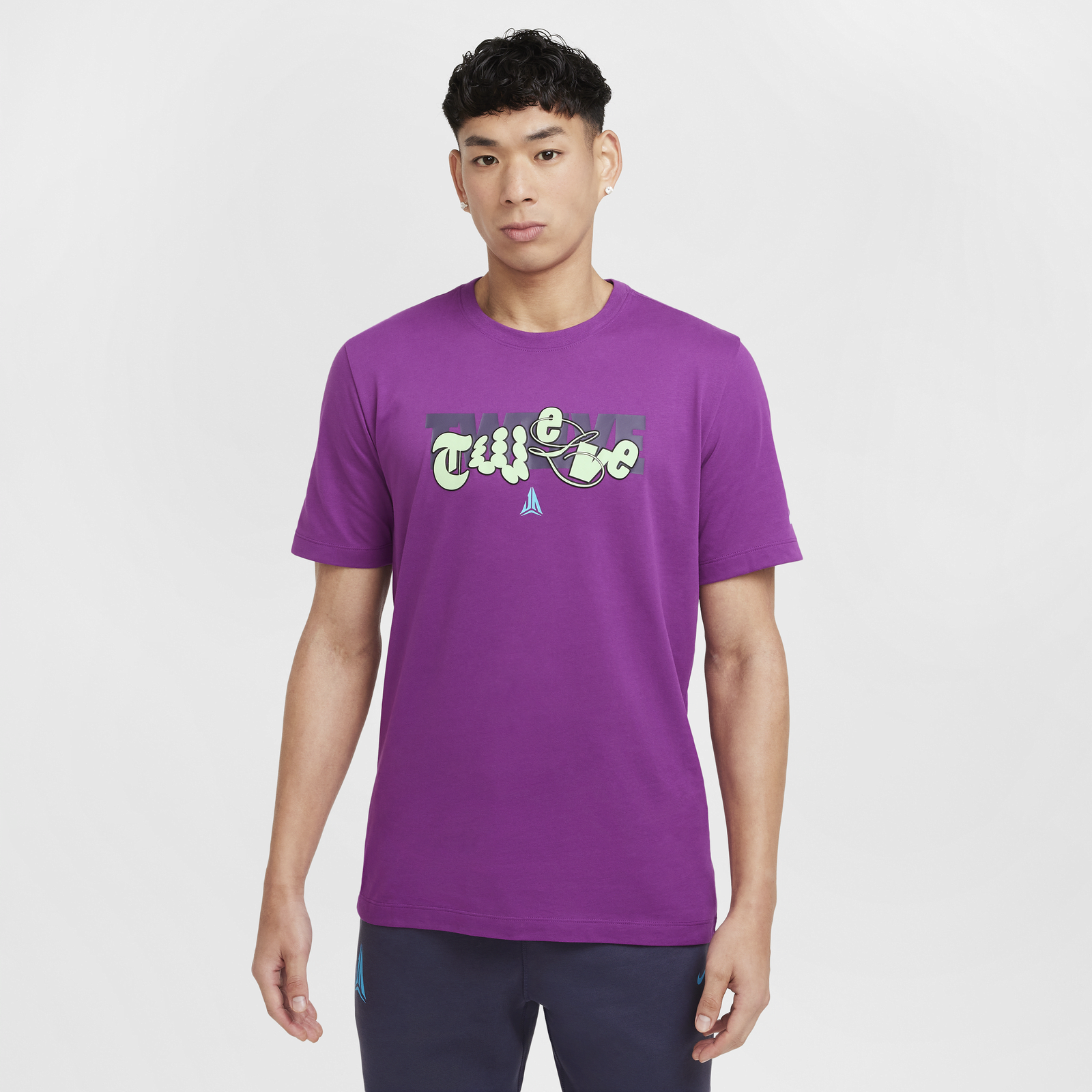 Ja Basketball T-shirt Print Purple