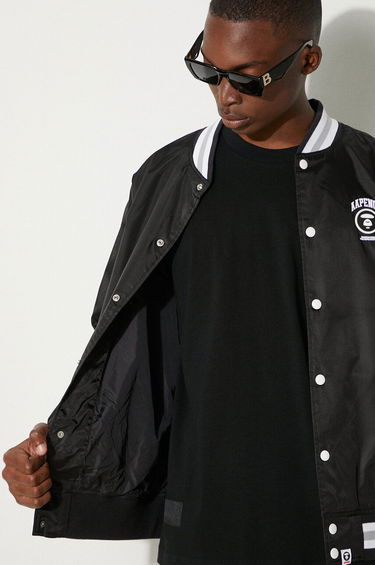 Vetrovka AAPE by A Bathing Ape AAPE Bomber Jacket Čierna | AAPLJM7639XXM, 6