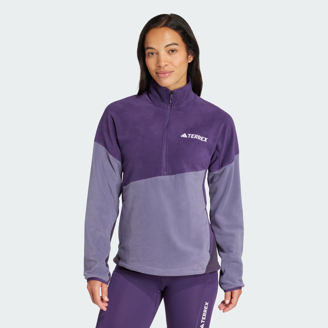 Sveter adidas Performance Terrex Multi Climawarm Fleece Jacket Fialová | JN0941, 0