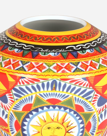 Home decor Dolce & Gabbana Dolce & Gabbana Small Amphora Porcelain Vase Rôznofarebný | TCC197TCAMVUC089, 2