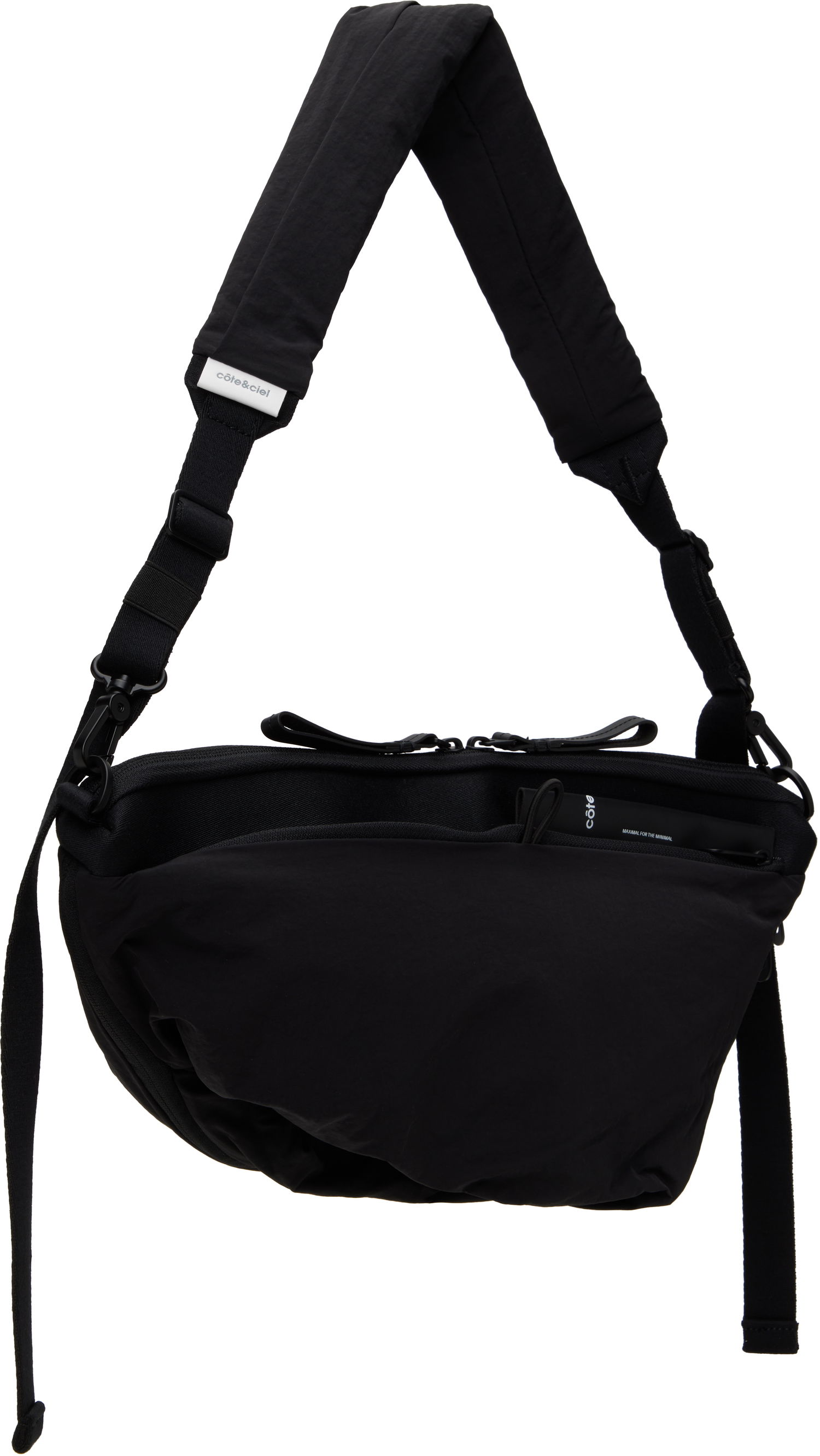 Ľadvinka côte&ciel Côte&Ciel Orne Smooth Reversible Bag Čierna | 29159 000, 1