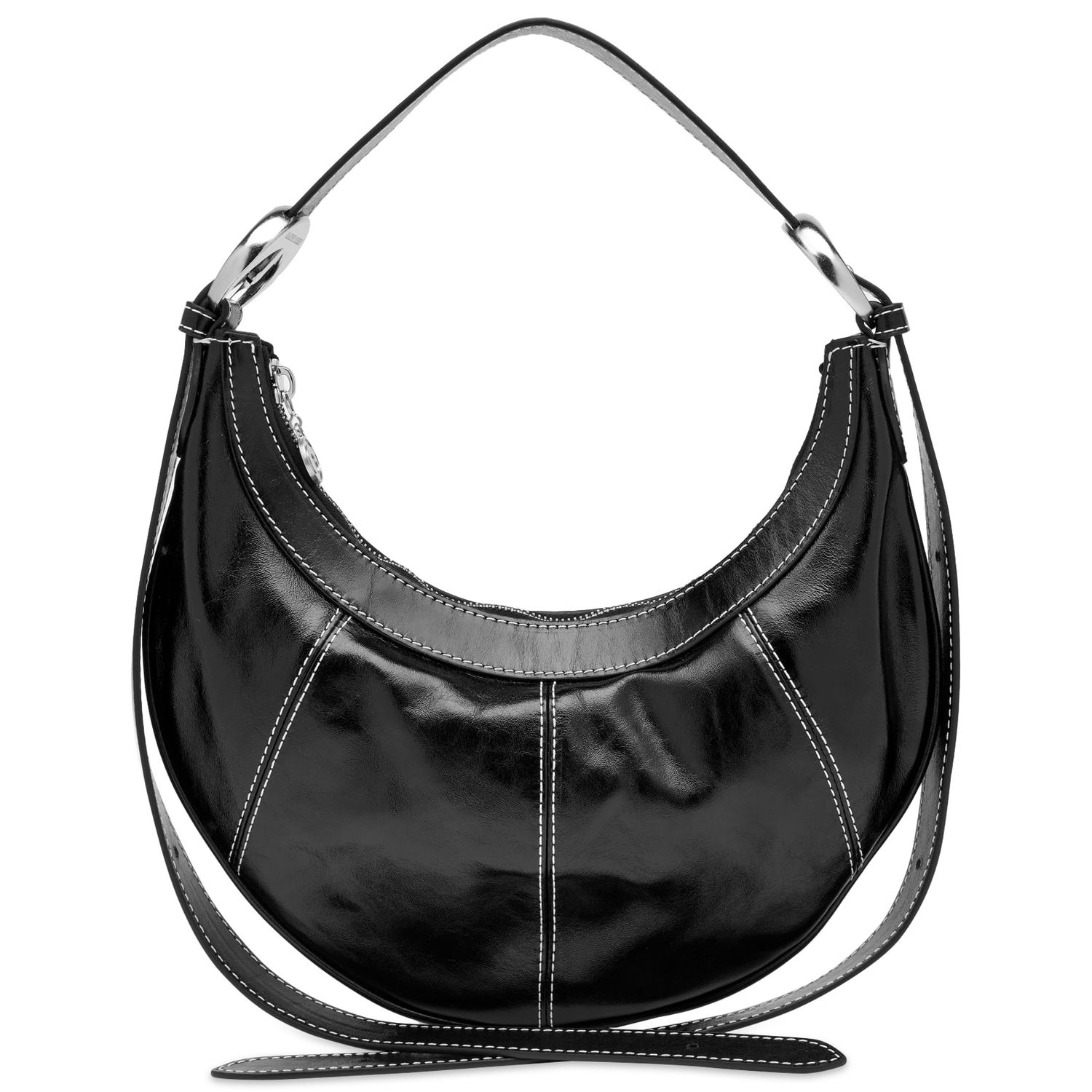 Taška cez rameno Marine Serre Soft Moon Cross Body Bag Čierna | WBA003-BK99, 0