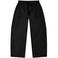 Nohavice Neighborhood Wide Baker Trousers Čierna | 232AQNH-PTM01-BK, 1