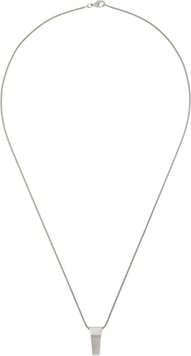 Náhrdelník Rick Owens Silver Porterville Mini Trunk Charm Necklace Metalická | RJ0000099 MMT, 0