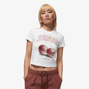 Jordan Break Crop Graphic T-Shirt