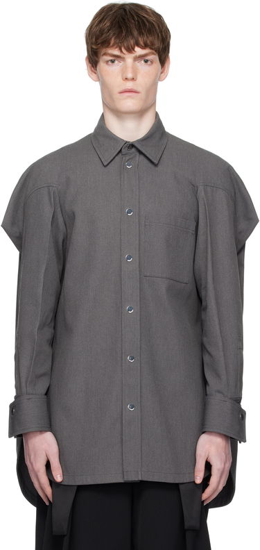 Košeľa Jean Paul Gaultier Jean Paul Gaultier Canvas Shirt Šedá | 25/03-U-ST024-W008-04, 0