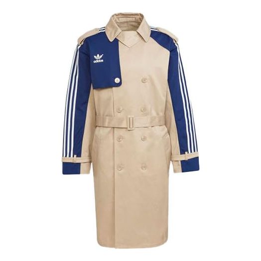 Trenčkot adidas Originals Originals Contrasting Lapel Windbreaker Béžová | H33465