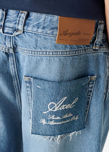 Džínsy AXEL ARIGATO Relaxed Fit Jeans Modrá | A2949002, 5