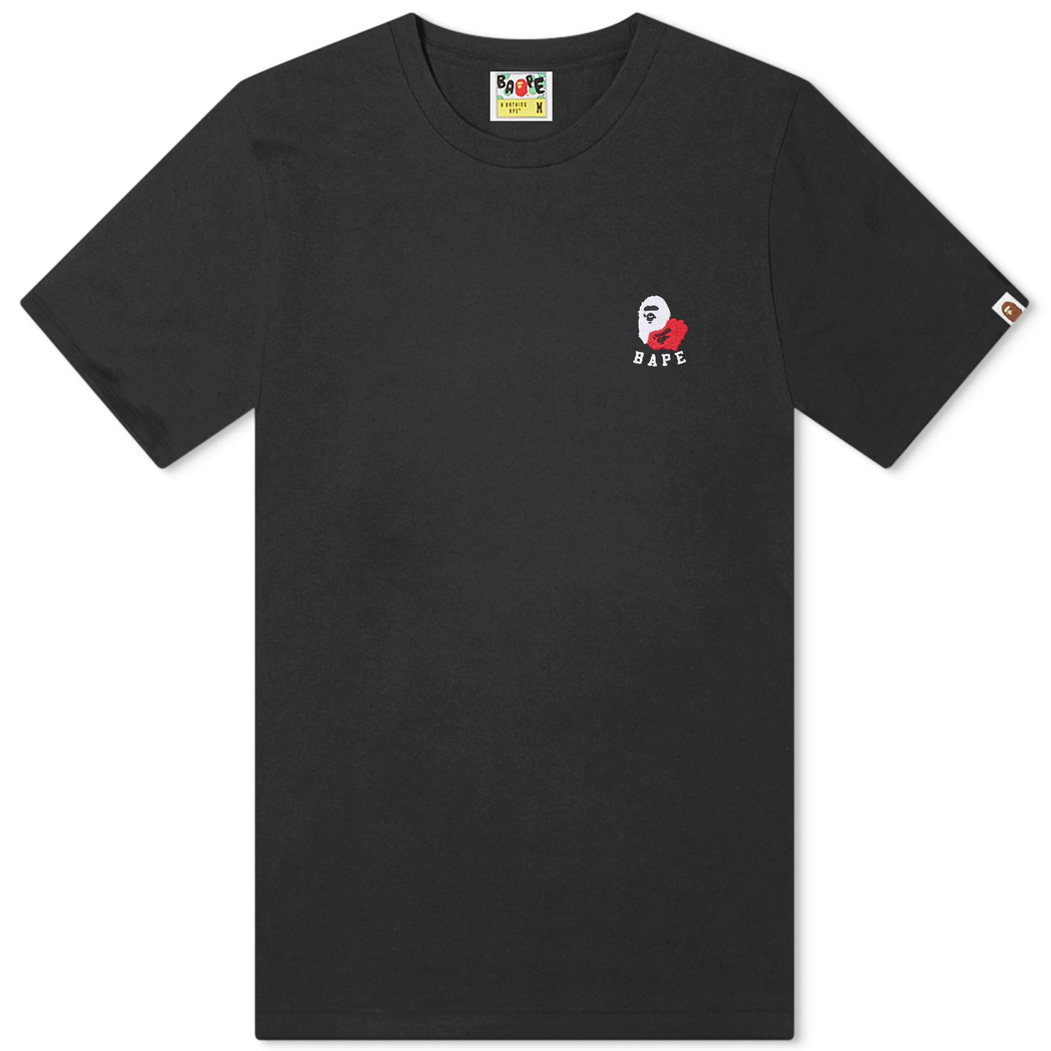 Tričko BAPE A Bathing Ape Ape Head 2 Point T-Shirt Čierna | 001TEK301301M-BLK, 0
