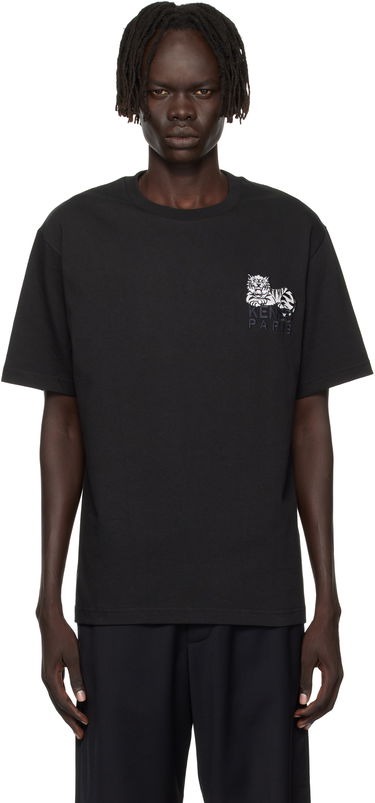 Tričko KENZO Kenzo Paris 'KENZO Happy Tiger' Embroidered T-Shirt Čierna | FF65TS2554SI, 0