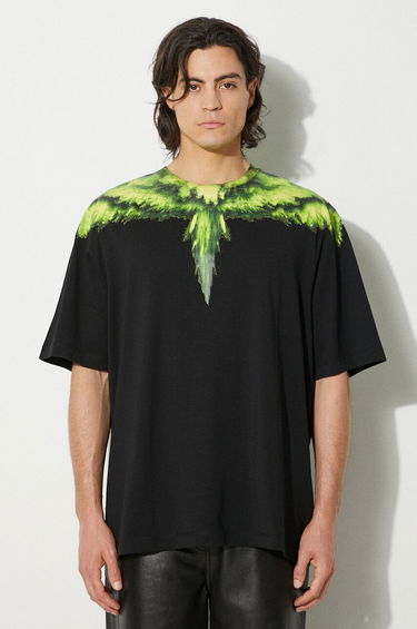 Tričko Marcelo Burlon T-Shirt With Print Čierna | CMAA054F24JER0011055, 0