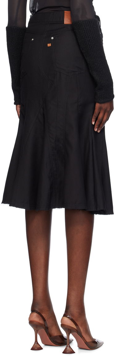 Sukňa Miaou Miaou Gaudi Midi Skirt Čierna | 4004TWBLK, 2