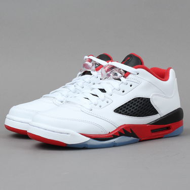 Tenisky a topánky Jordan Air Jordan 5 Retro Low ''Fire Red'' 2016 GS Biela | 314338-101, 1