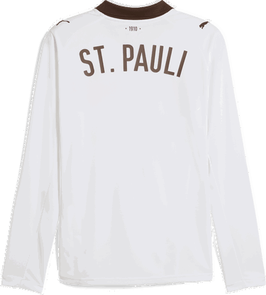Dres Puma FC St. Pauli Long Sleeve Away Jersey 2025/26 Biela | 783072-02, 1