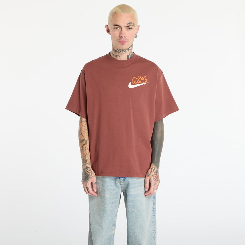 Tričko Nike T-shirt Solo Swoosh Vínová | IH4294-218