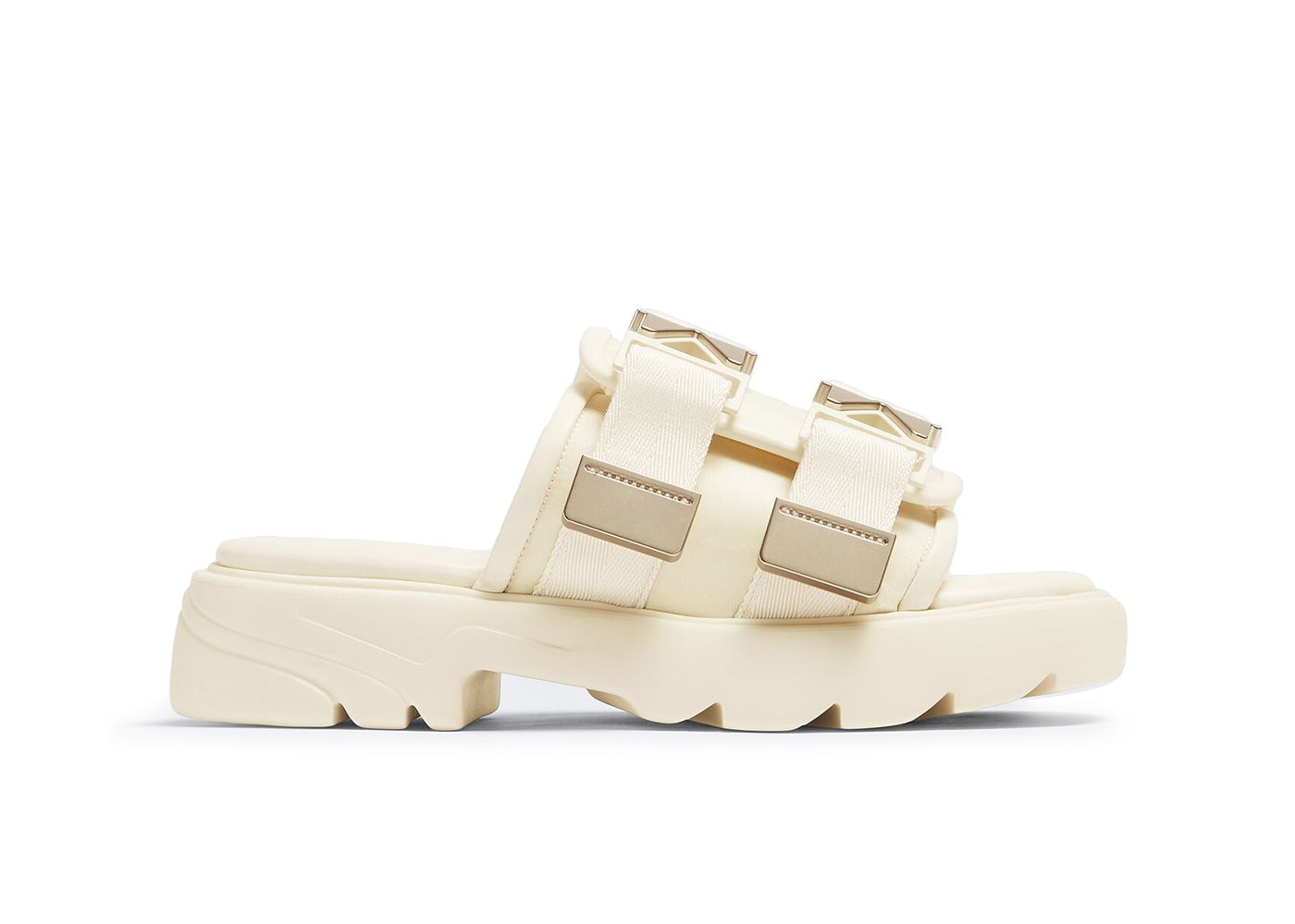 Tenisky a topánky Bottega Veneta Flash Buckle Strap Platform Sandals Biela | 690097V0DS22916, 0