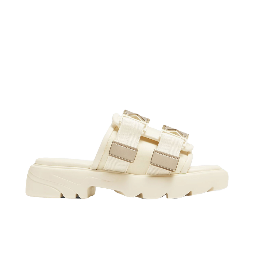Tenisky a topánky Bottega Veneta Flash Buckle Strap Platform Sandals Biela | 690097V0DS22916