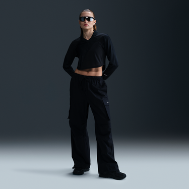 Crop Top Nike Nike Sportswear Long Sleeve Cropped Top Čierna | HF9507-010, 3