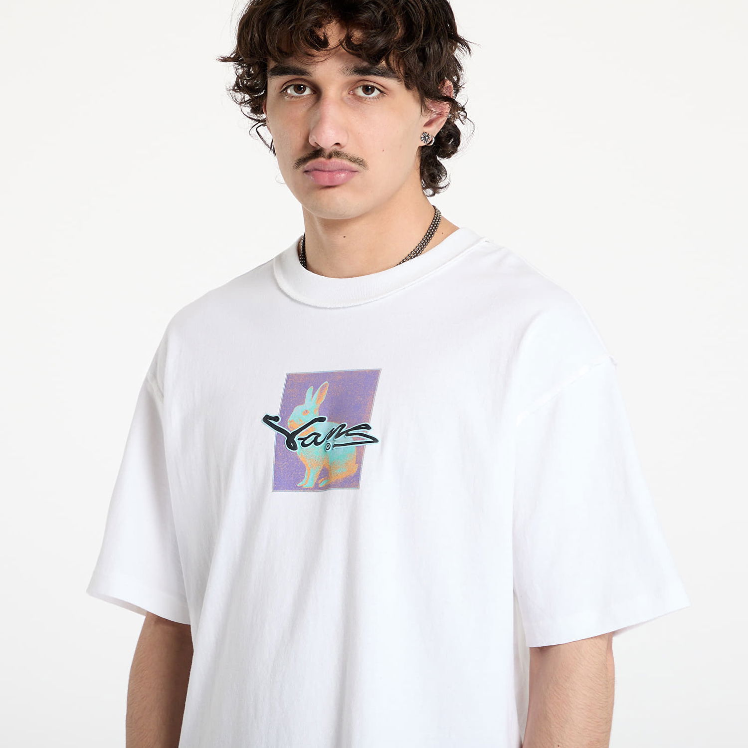 Tričko Vans Premium Down The Rabbit Hole T-Shirt, Size L Biela | VN000MF8WHT, 1
