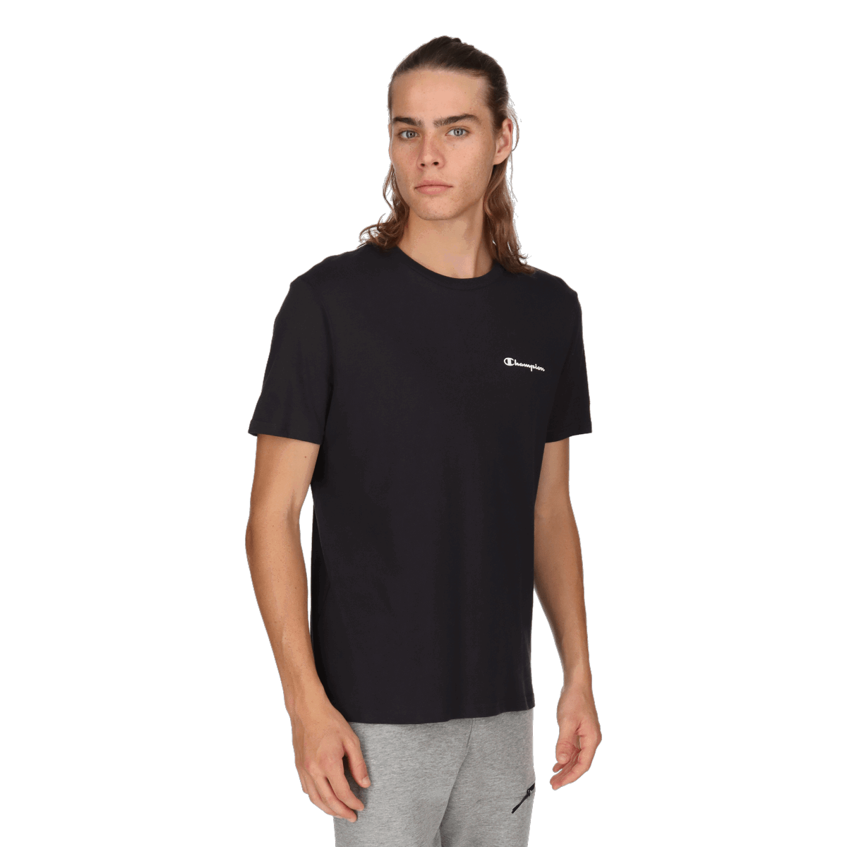 Tričko Champion Basic T-Shirt Čierna | CHA201M800-21, 0